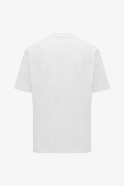 Relaxed fit print T-shirt  | Wit