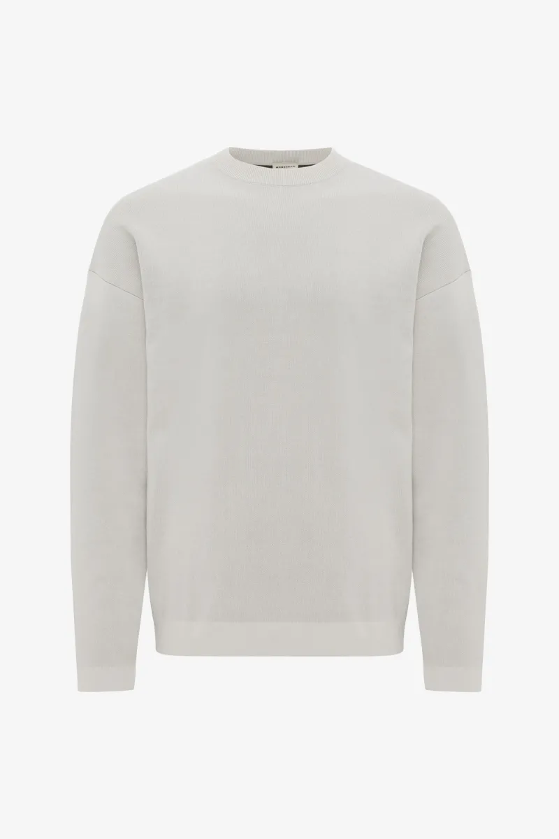 Monogram Trui Backprint | Ecru