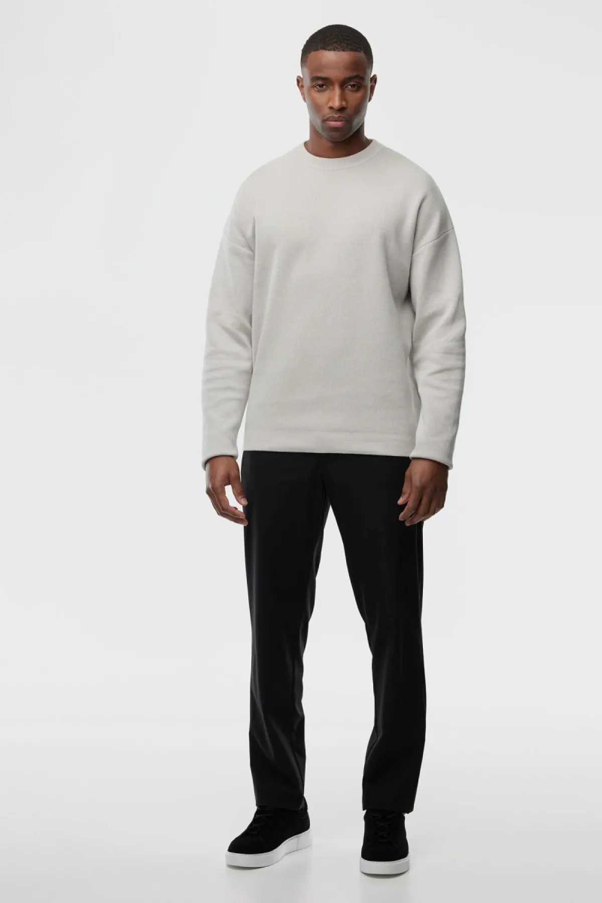 Monogram Trui Backprint | Ecru