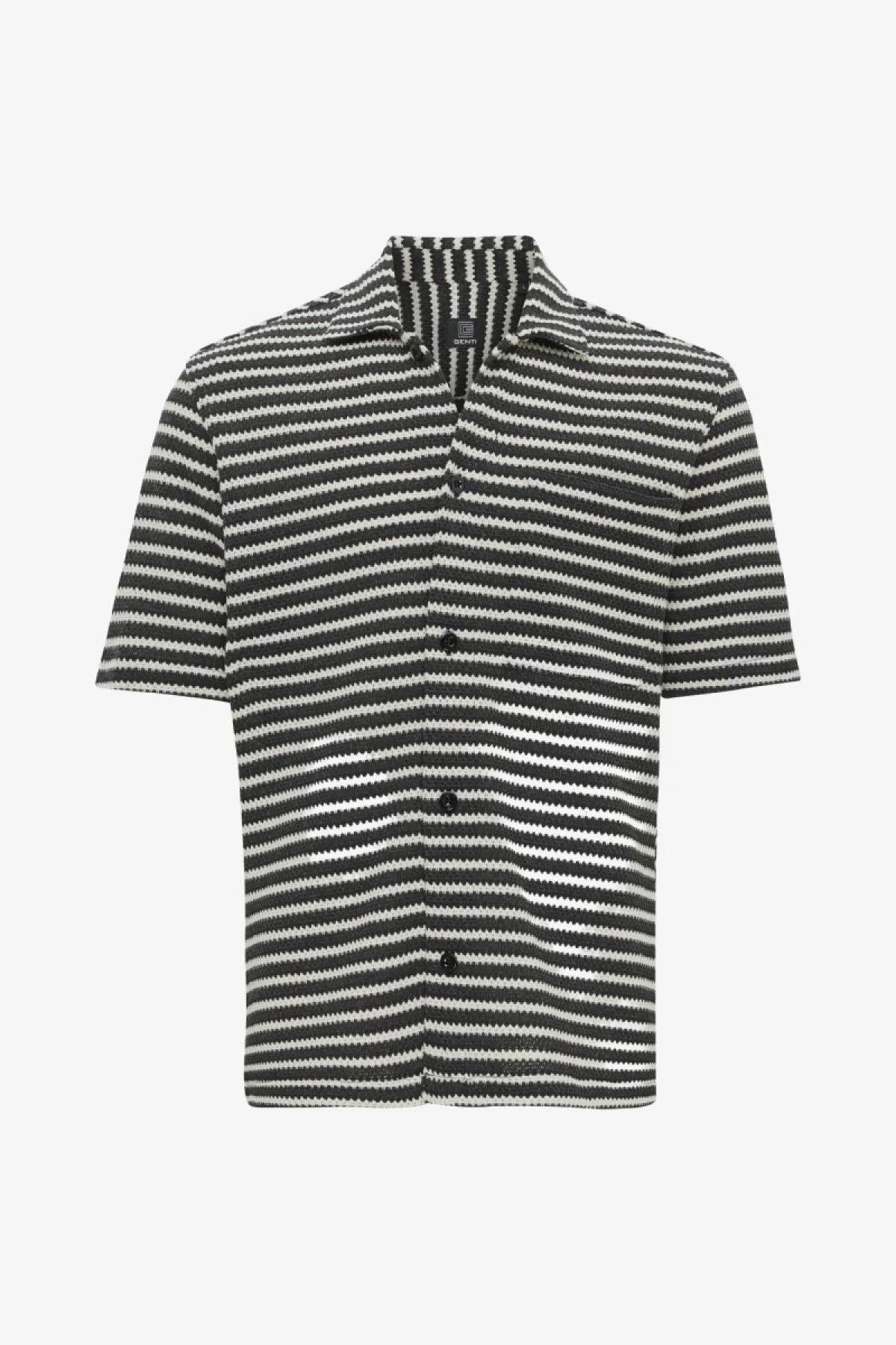 Sunset shirt | Donkerblauw gestreept