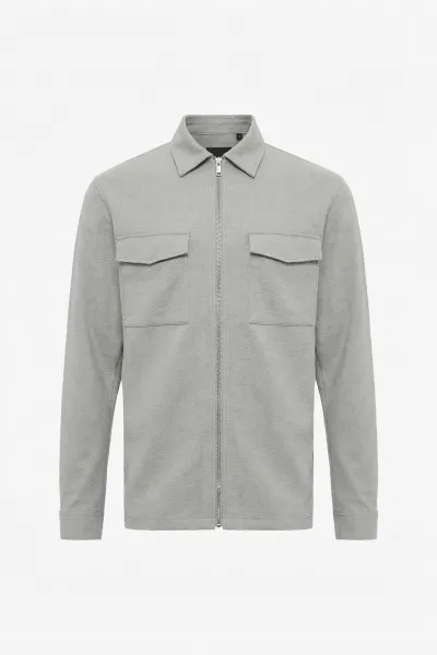 Oaks Overshirt | Lichtgrijs