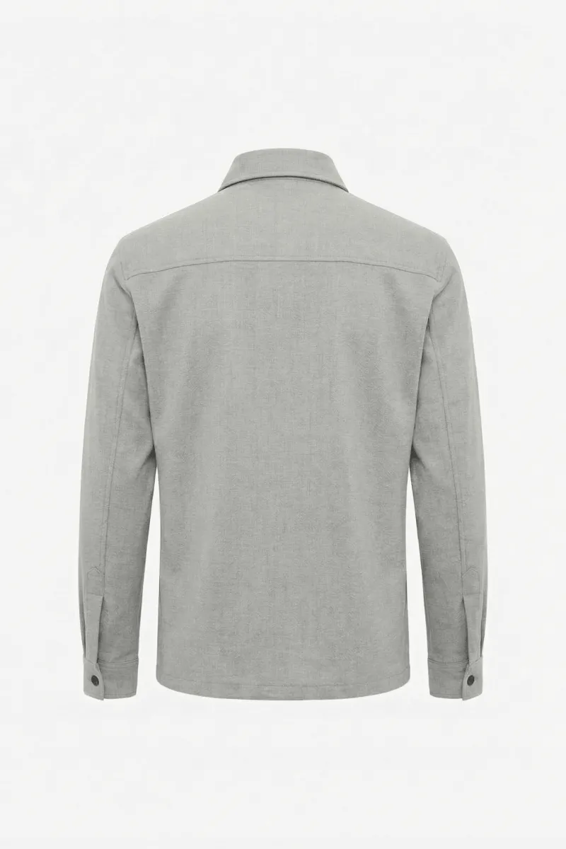 Oaks Overshirt | Lichtgrijs