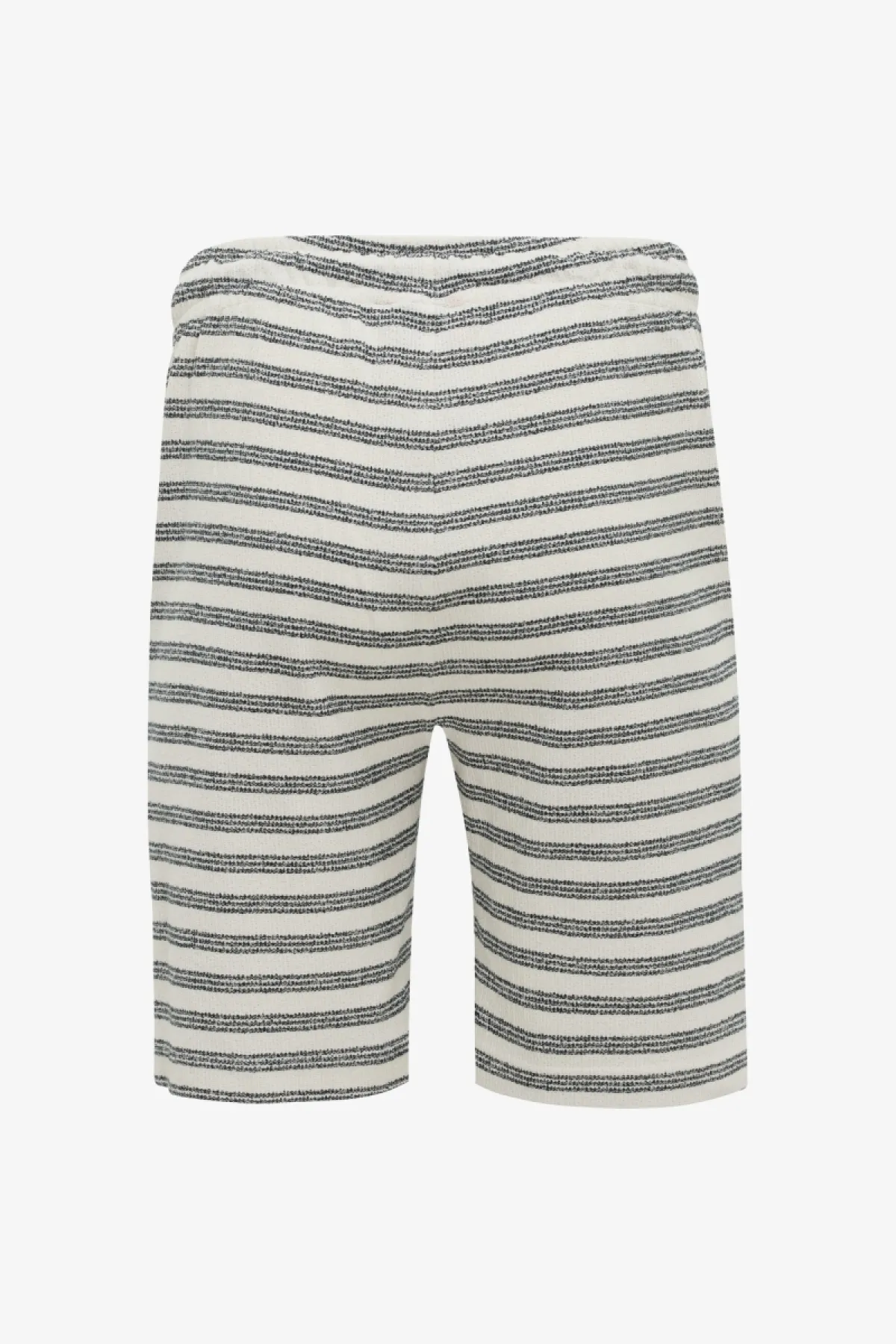 Gestreepte Korte Broek | Donkerblauw