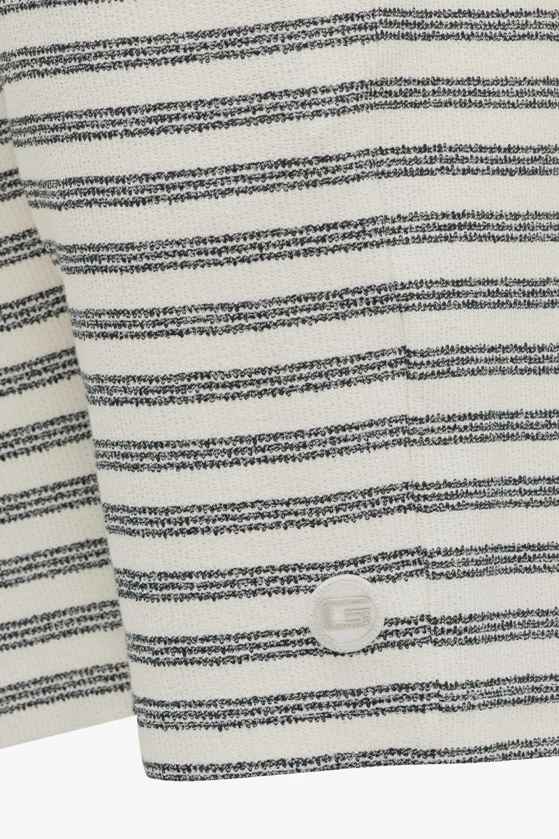 Gestreepte Korte Broek | Donkerblauw