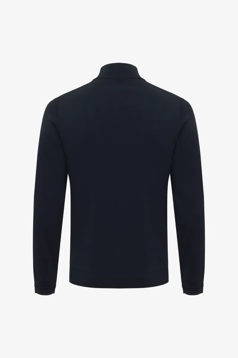 Half zip | Donkerblauw