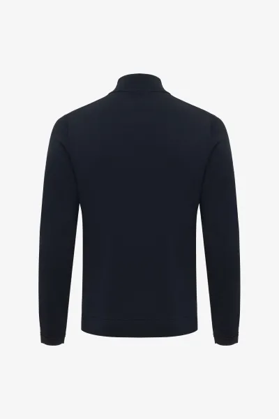 Half zip | Donkerblauw