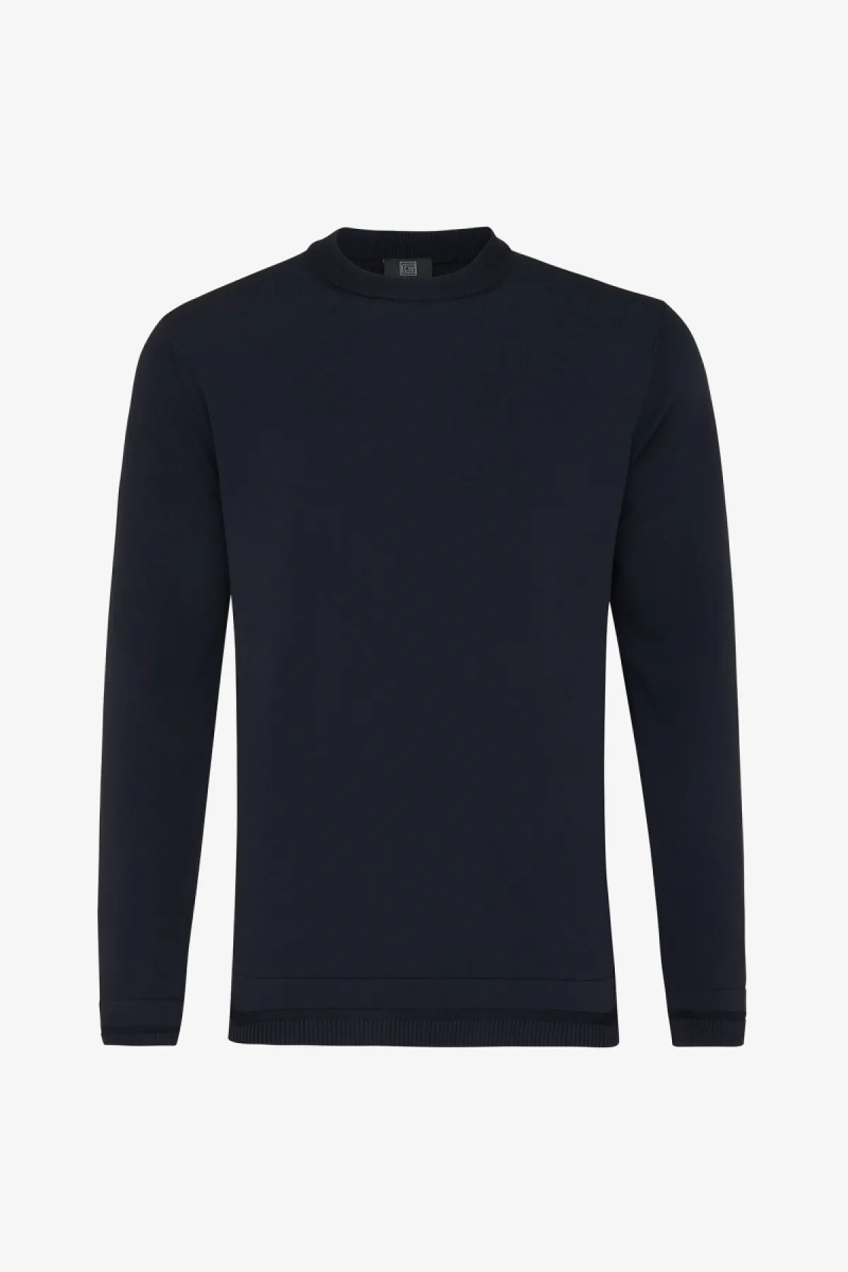 Round neck | Donkerblauw