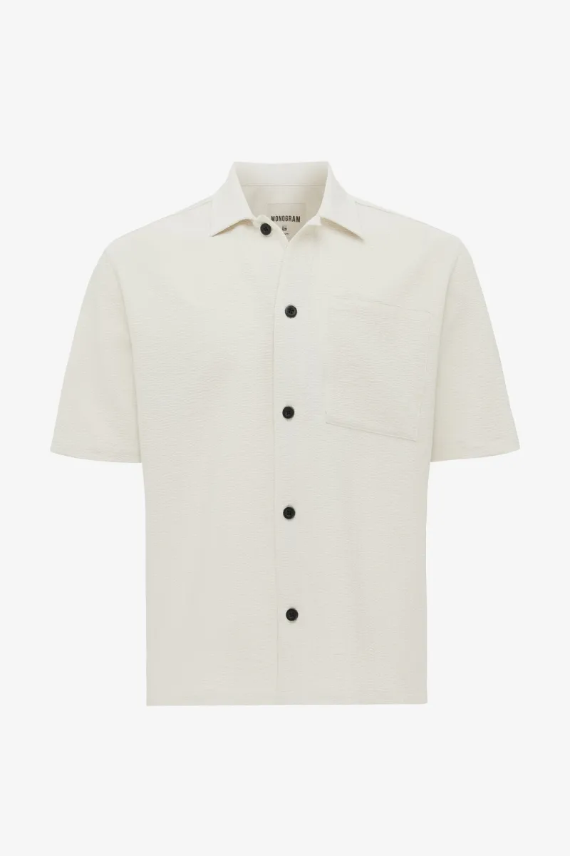 Monogram Sunset Overshirt | Off-white