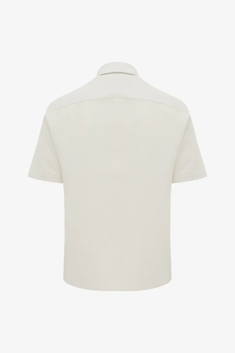 Monogram Sunset Overshirt | Off-white