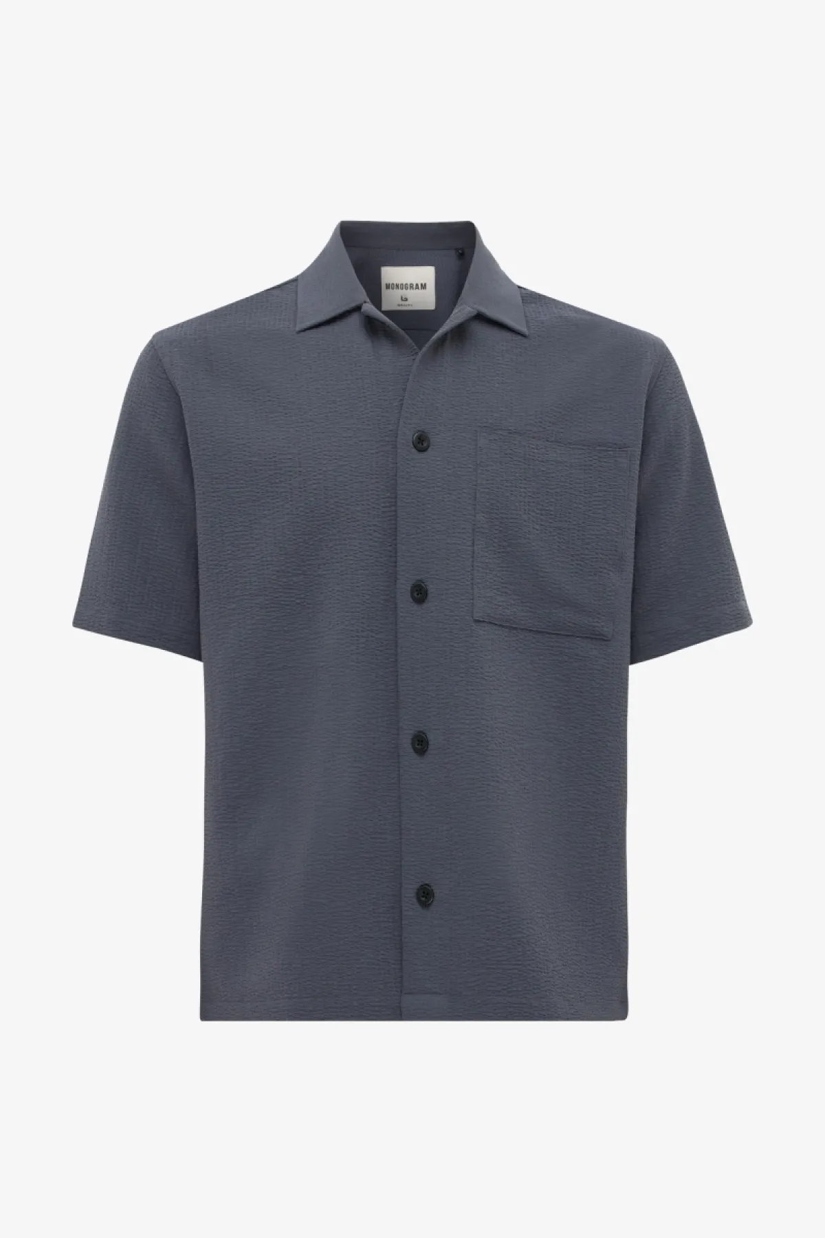 Monogram Sunset Overshirt | Donkergrijs