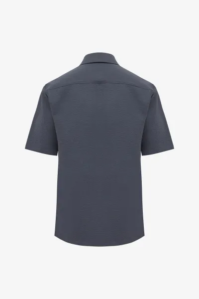 Monogram Sunset Overshirt | Donkergrijs