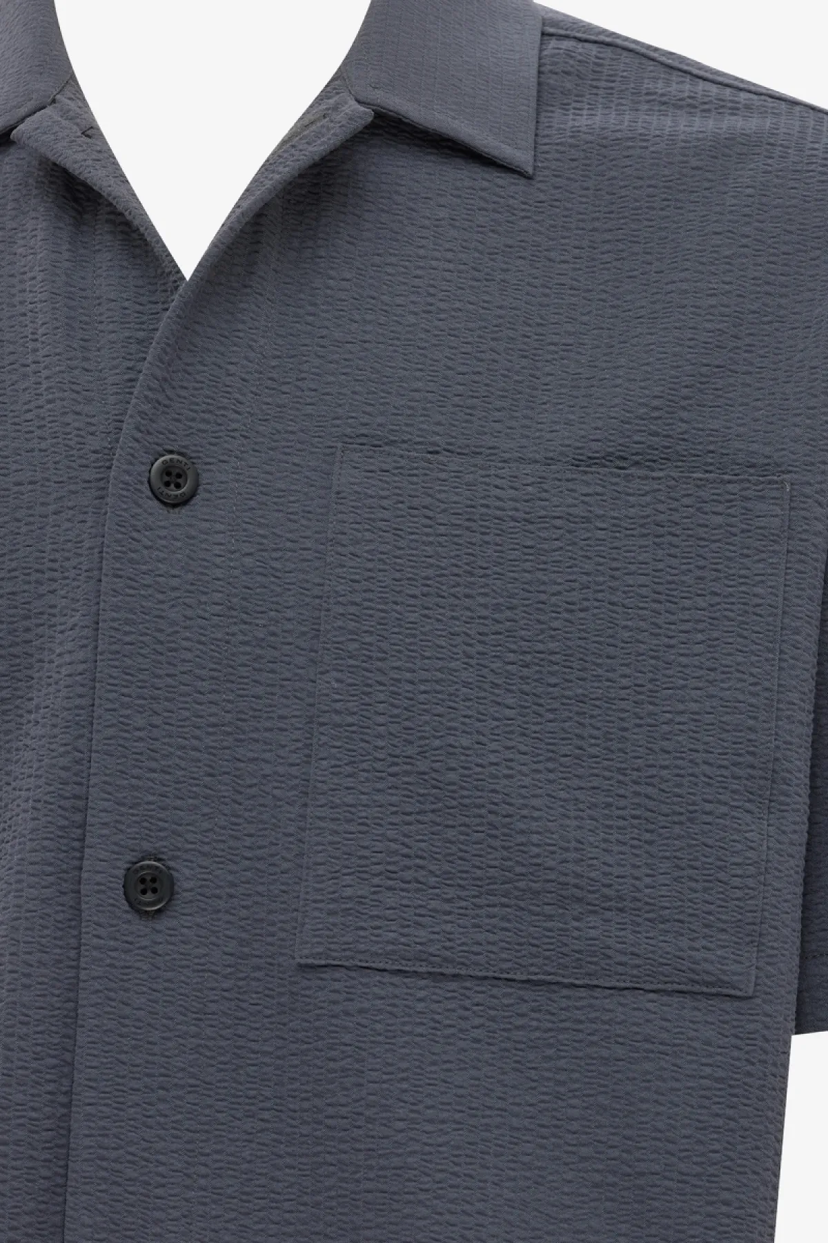 Monogram Sunset Overshirt | Donkergrijs