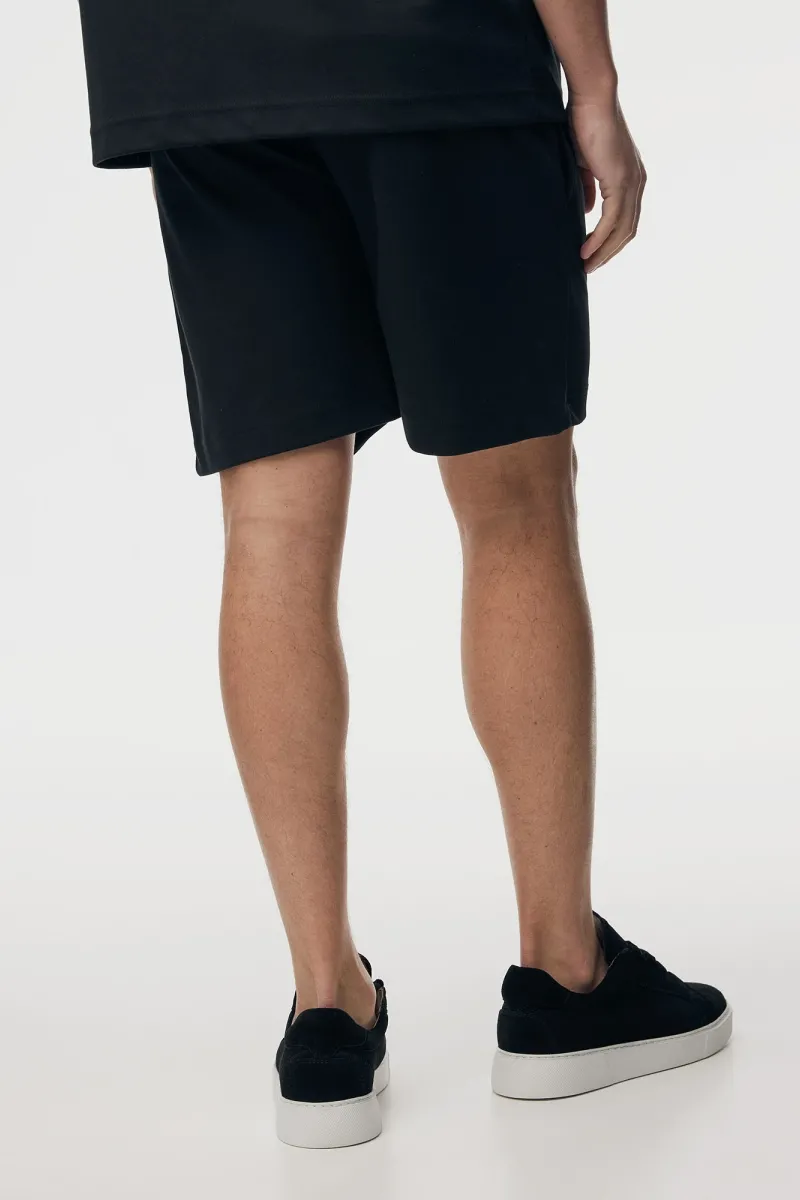 Tech Sweatshort | Zwart