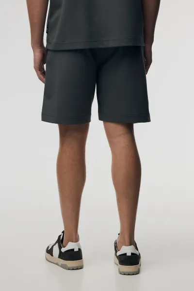 Tech Sweatshort | Donkergrijs