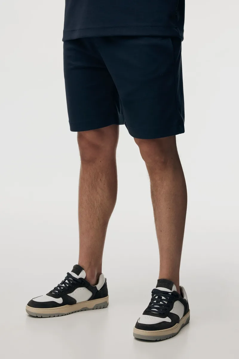 Tech Sweatshort | Donkerblauw