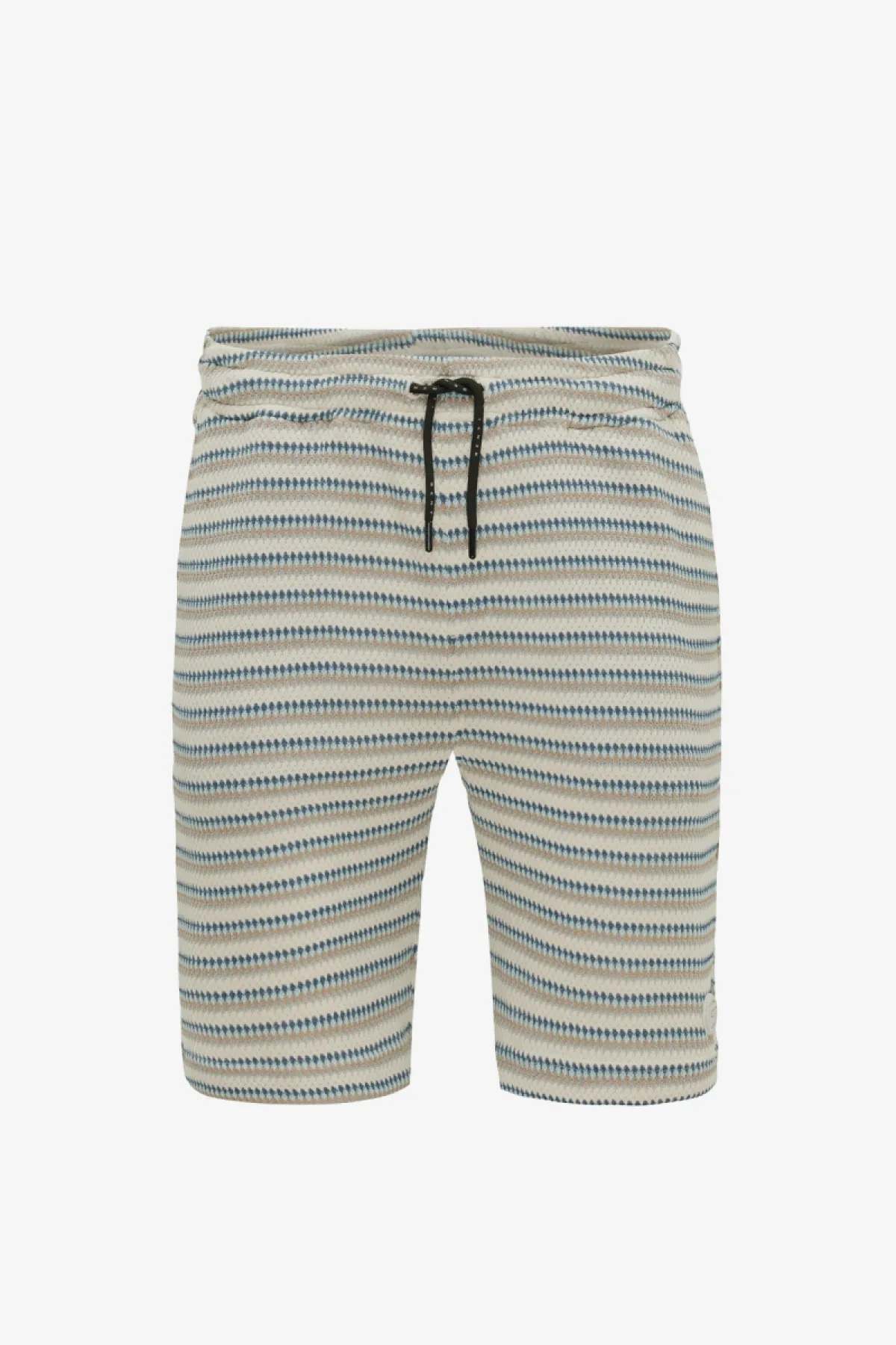 Gestreepte Korte Broek | Beige