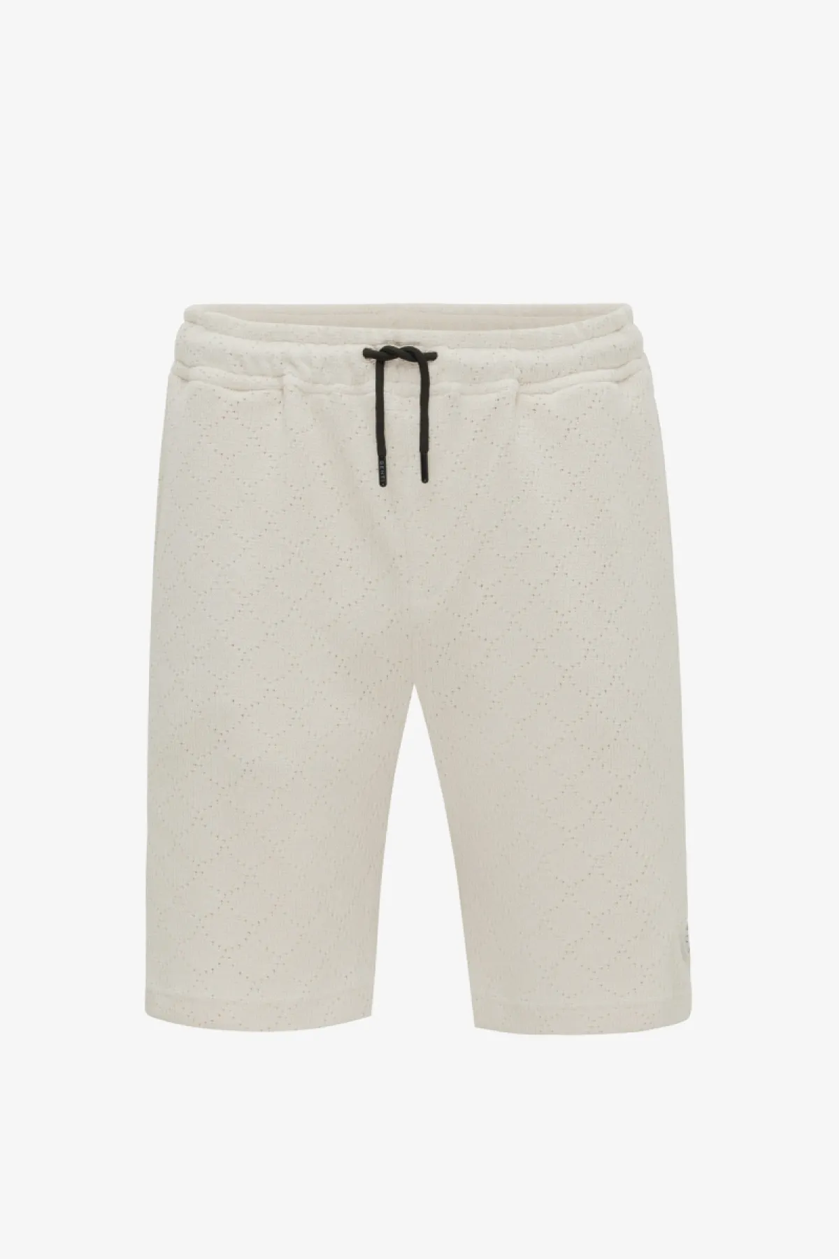 Monogram Shorts | Ecru