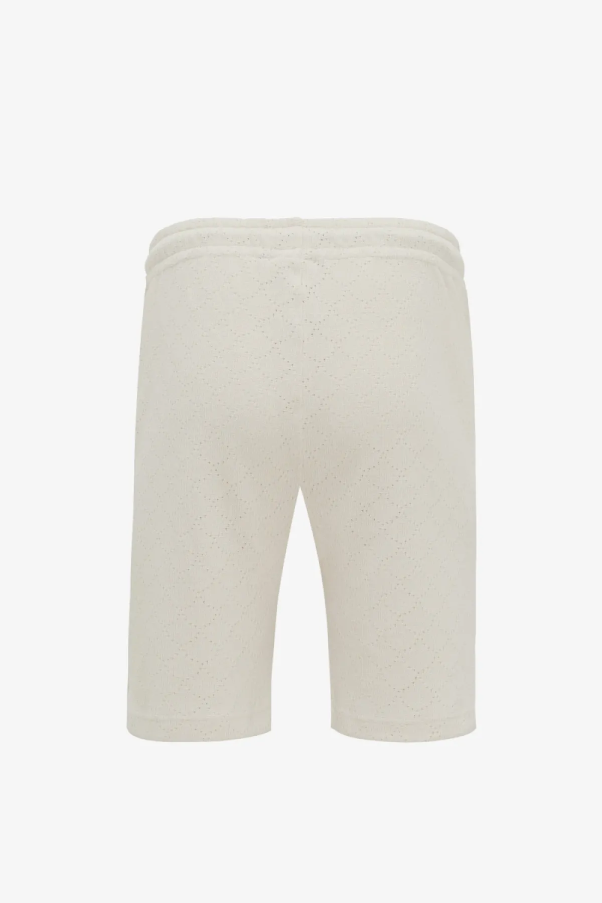 Monogram Shorts | Ecru