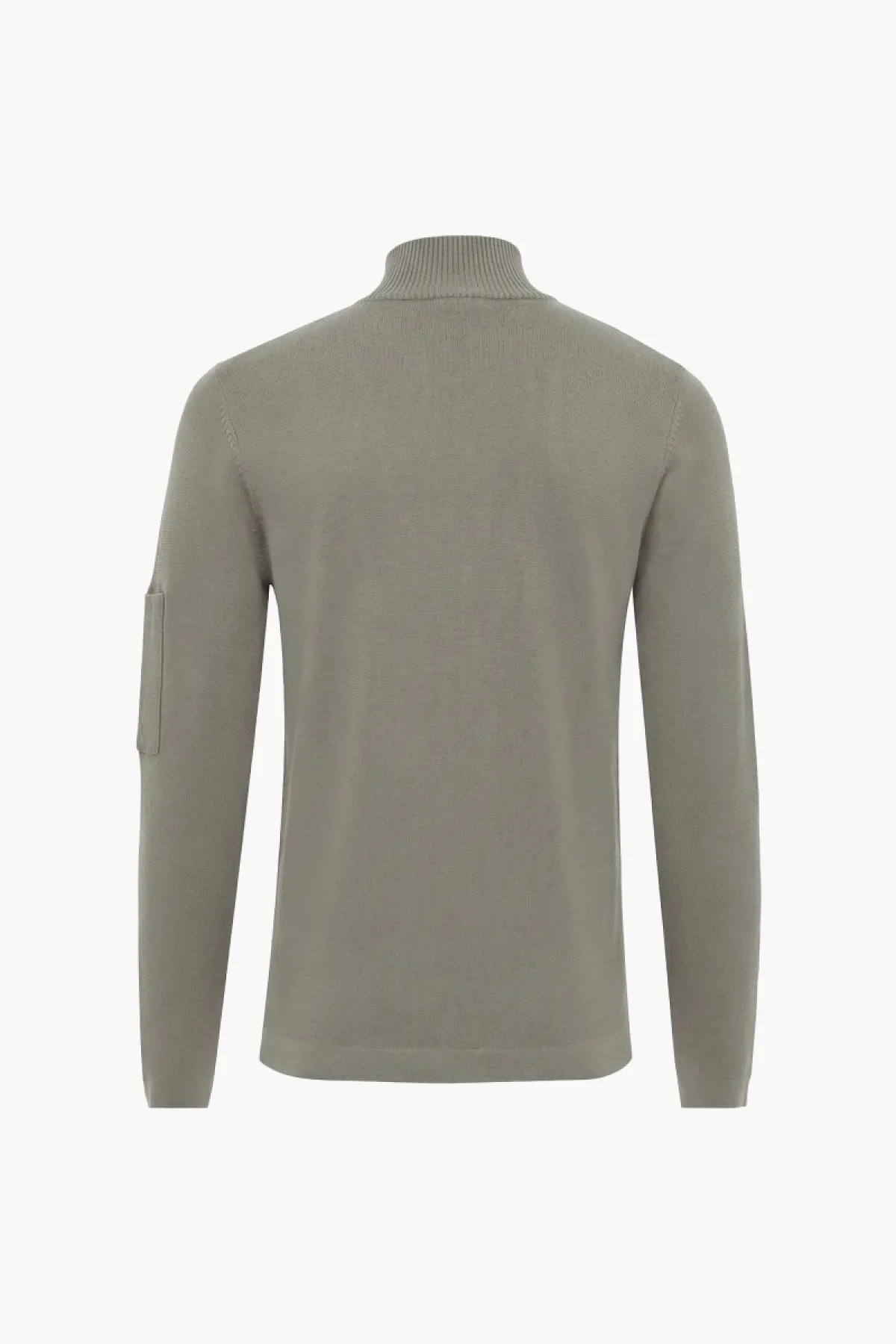 Half Zip | Taupe