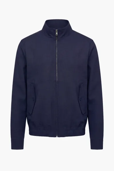 Bolton Zip Jacket | Donkerblauw