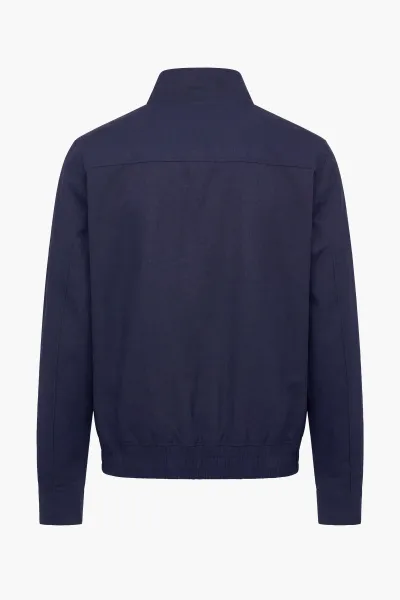 Bolton Zip Jacket | Donkerblauw