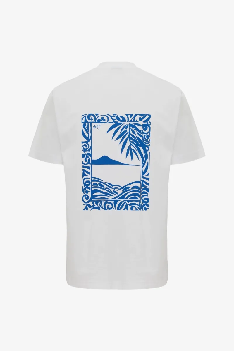 Print T-shirt | Wit