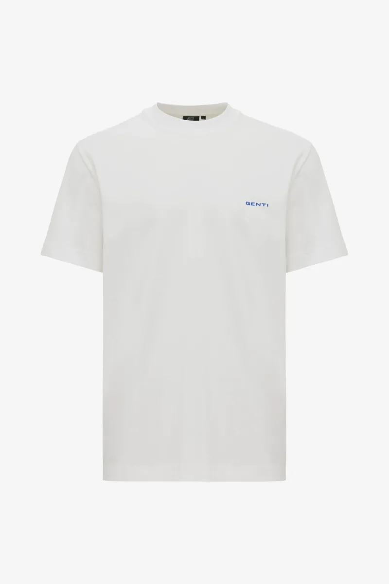 Print T-shirt | Wit