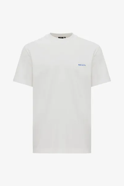 Print T-shirt | Wit
