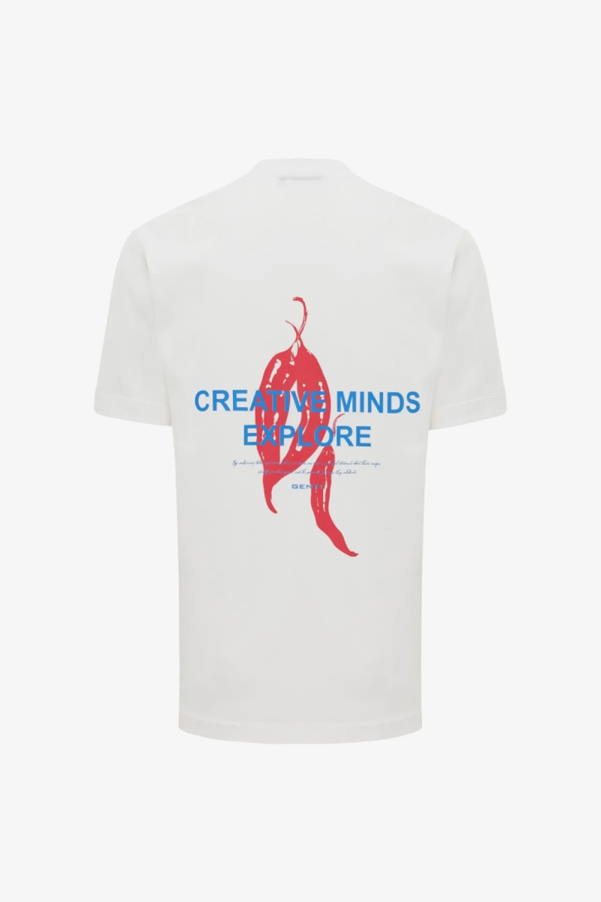 Backprint T-shirt | Wit