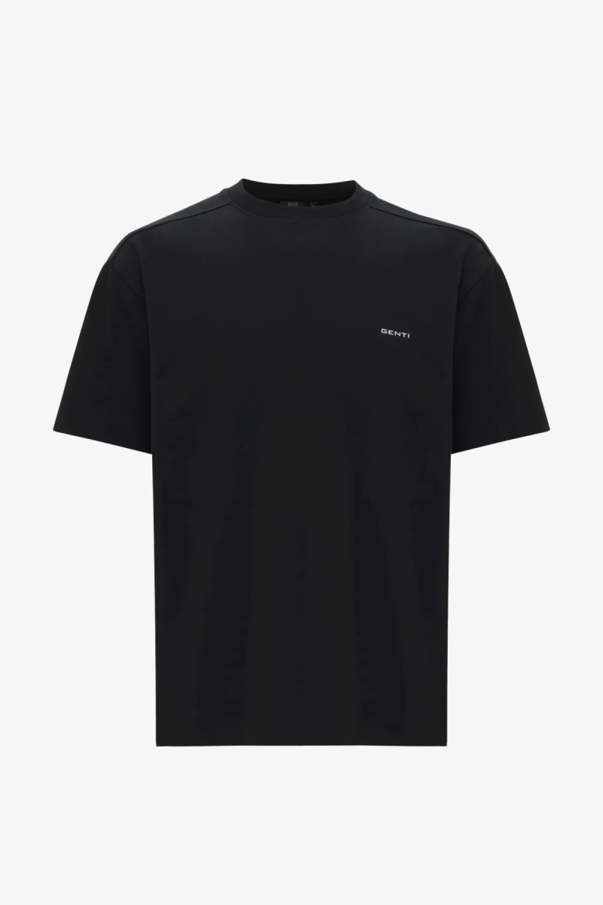 Relaxed fit T-shirt Backprint | Zwart