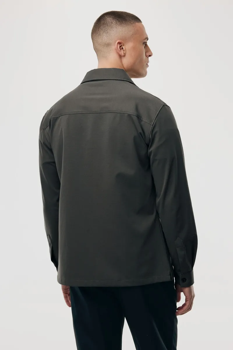 Rits Overshirt | Groen