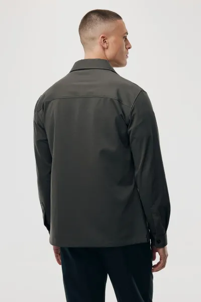 Rits Overshirt | Groen