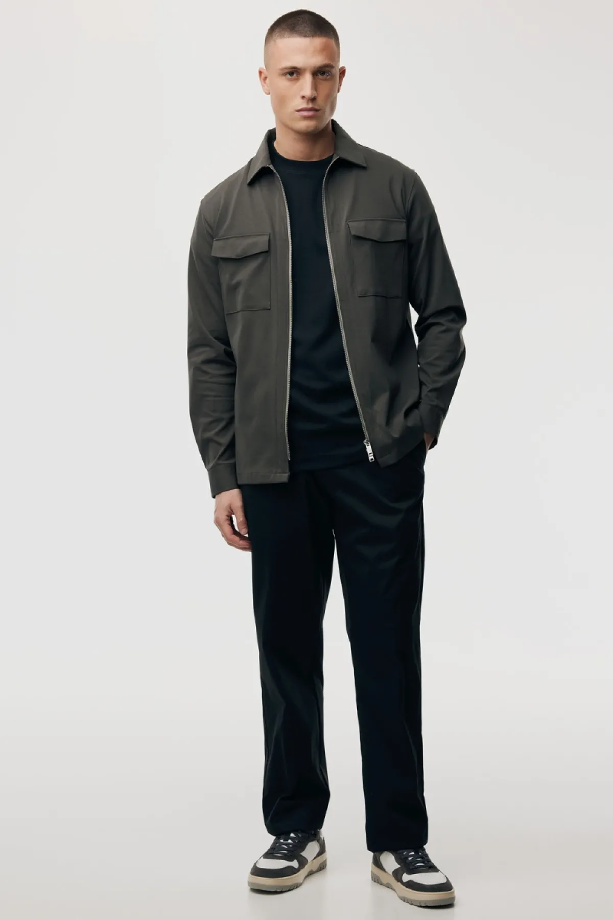 Rits Overshirt | Groen