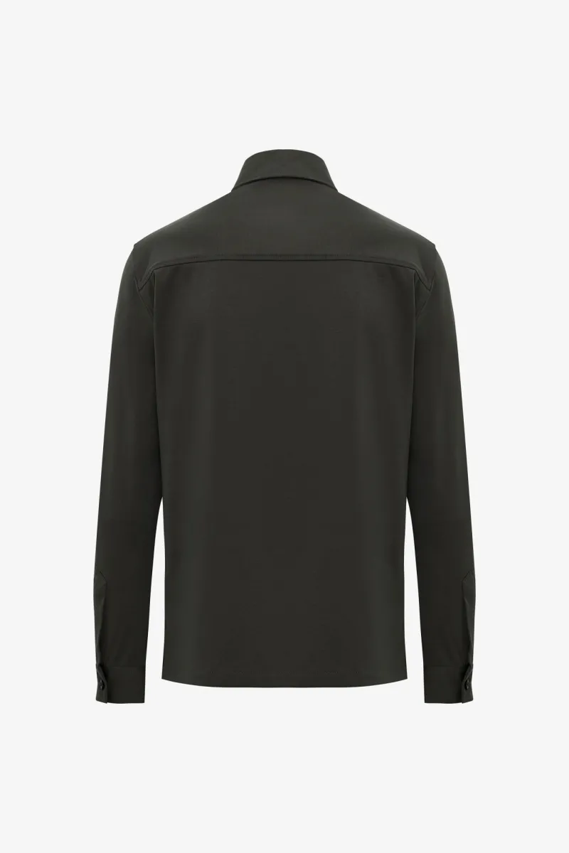 Rits Overshirt | Groen