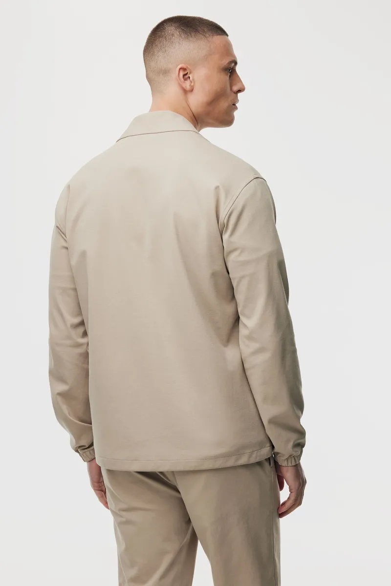 Button Overshirt | Beige