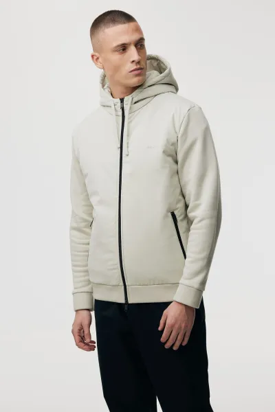 Capuchonvest | Beige