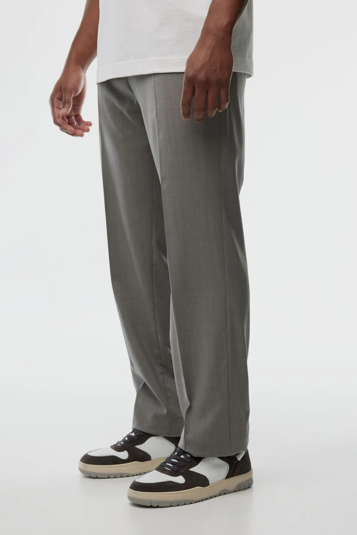 Wollen Pantalon | Grijs