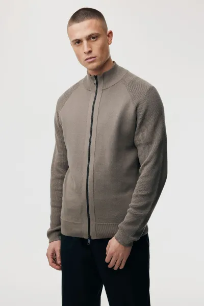 Gebreid Vest | Donkerbruin