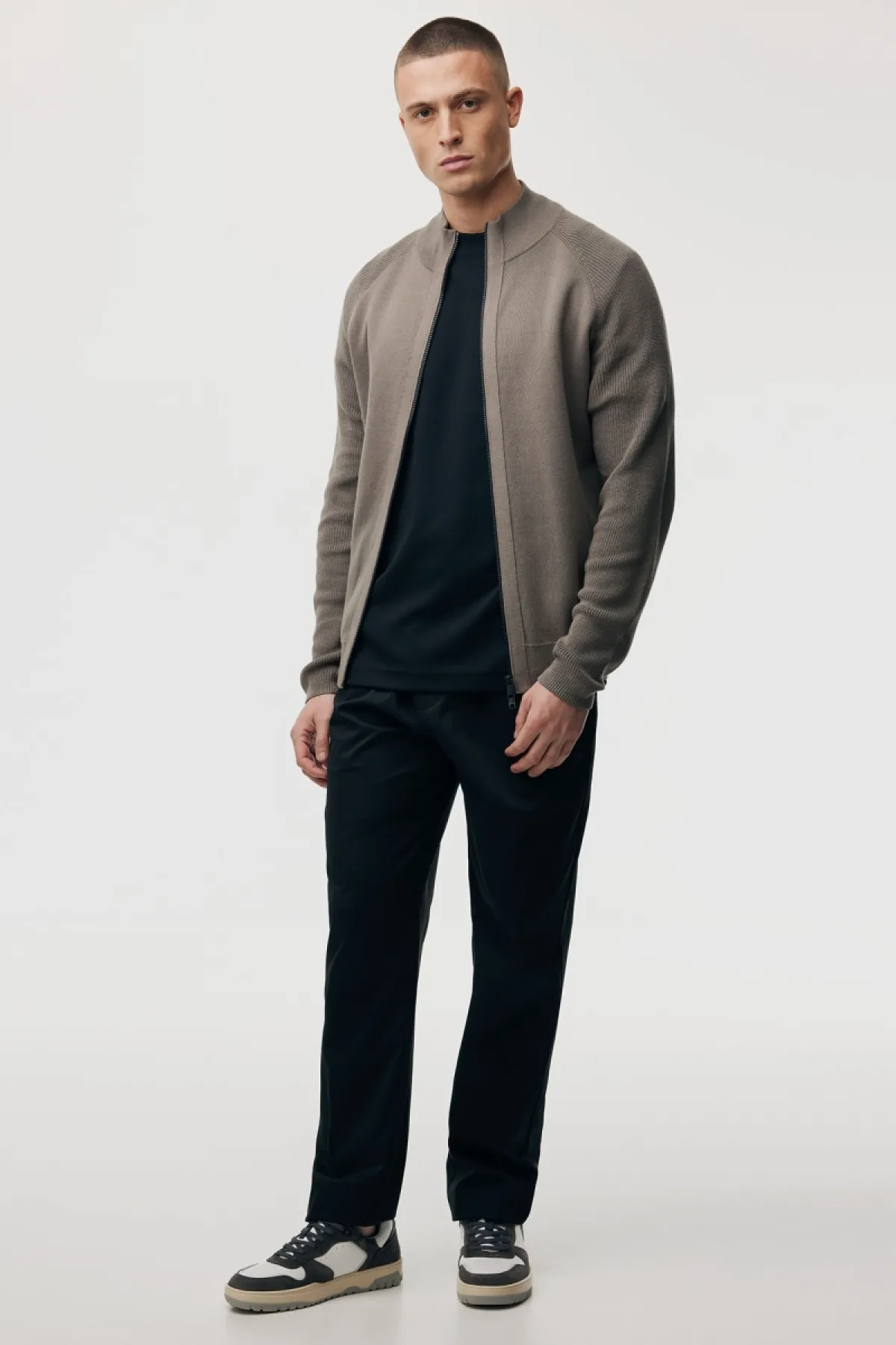 Gebreid Vest | Donkerbruin