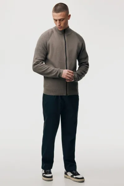 Gebreid Vest | Donkerbruin