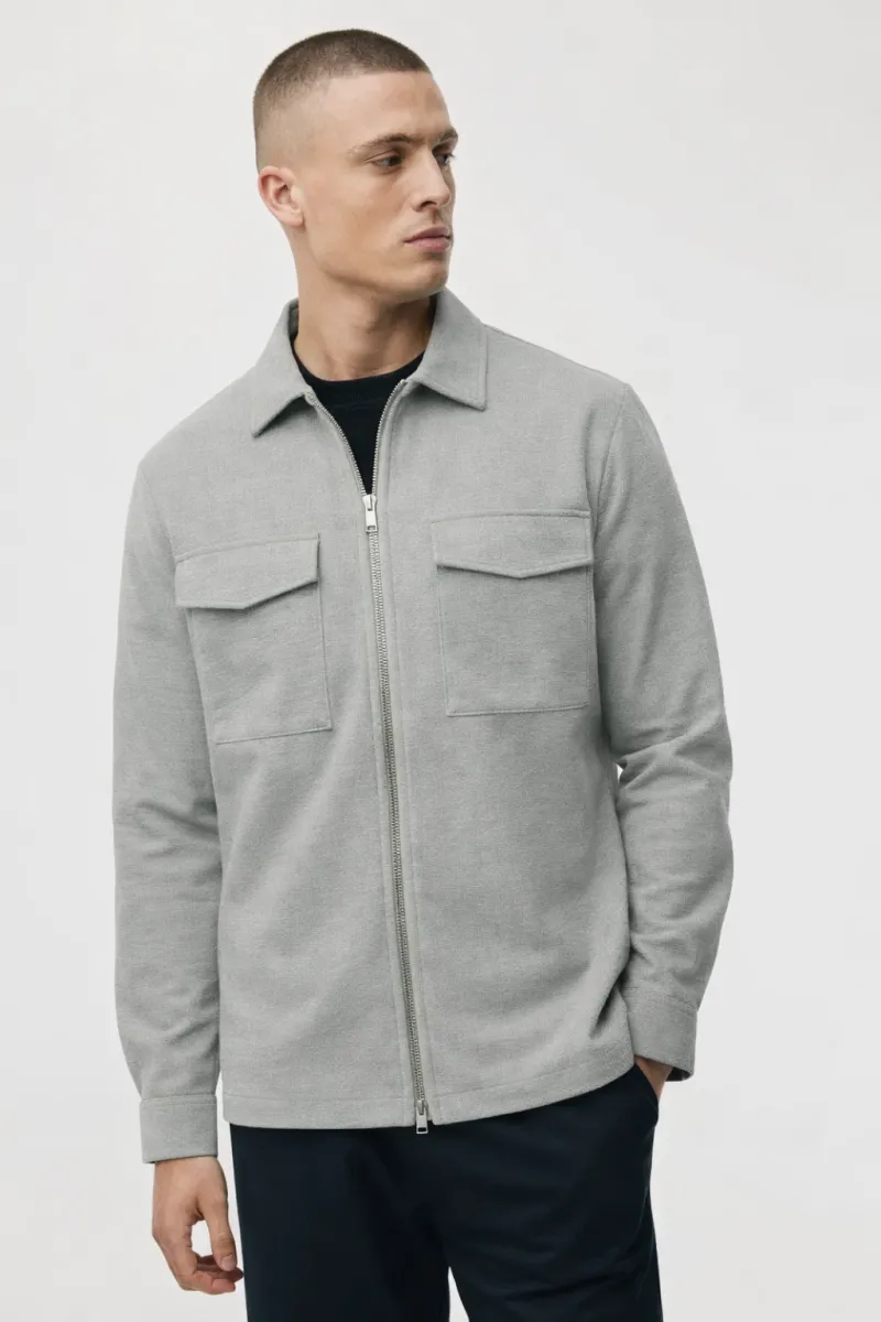 Oaks Overshirt | Lichtgrijs