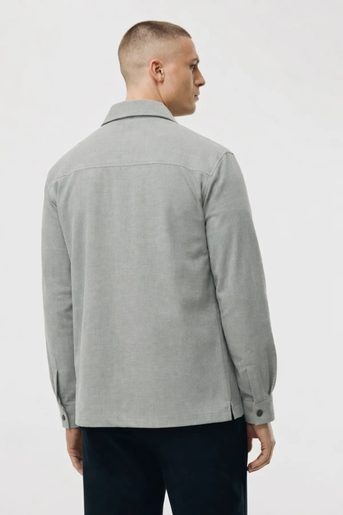 Oaks Overshirt | Lichtgrijs