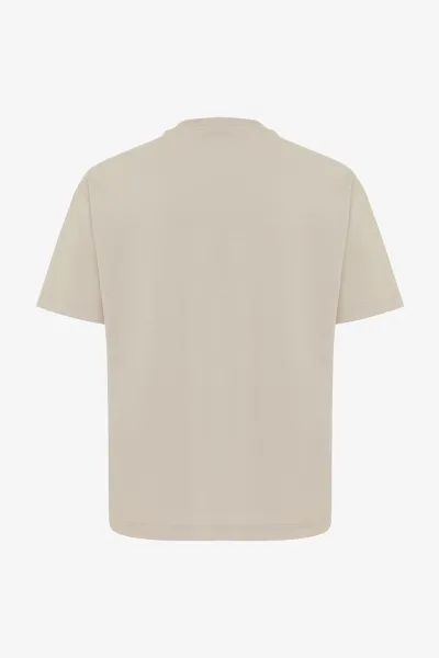 Relaxed fit t-shirt | Beige
