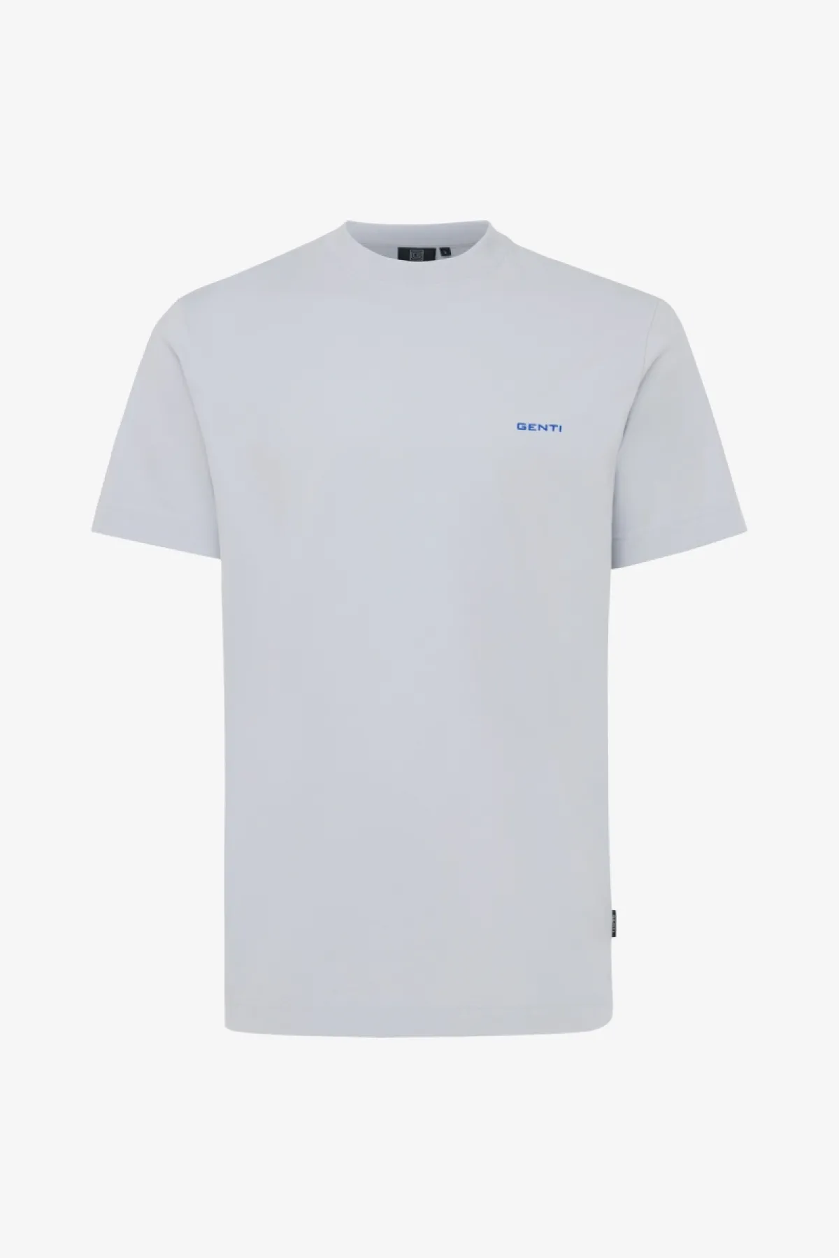 Backprint T-shirt | Lichtgrijs