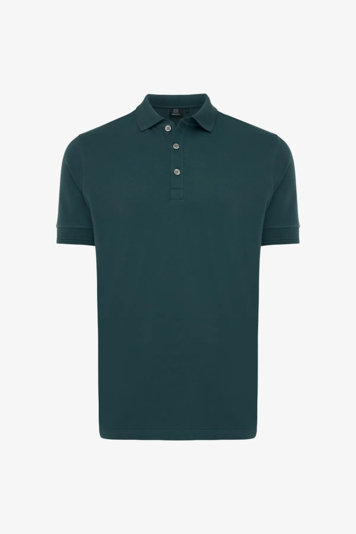 Polo met 3 knopen | Donkergroen