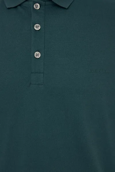 Polo met 3 knopen | Donkergroen