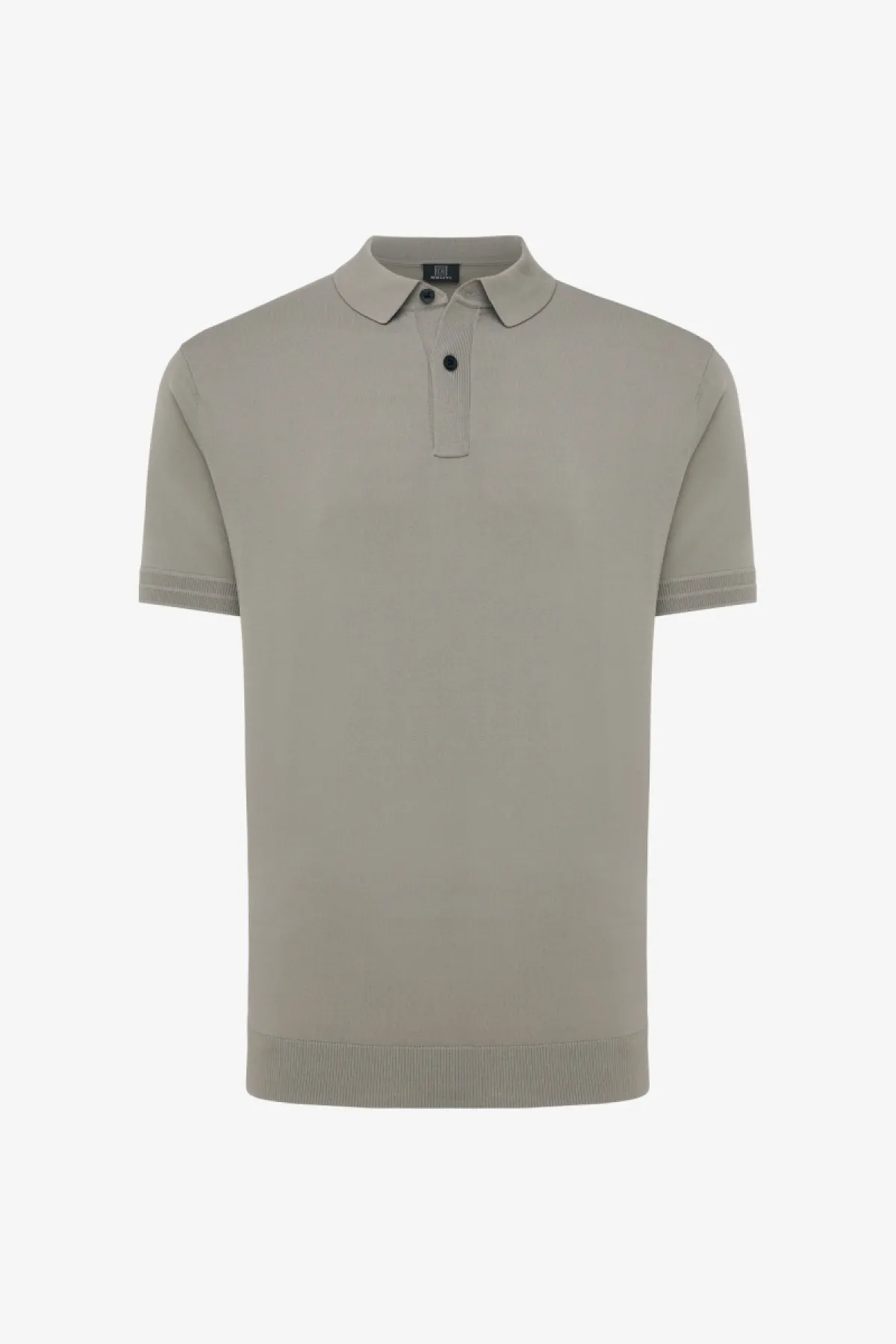 Gebreide Polo | Bruin