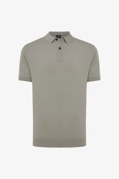 Gebreide Polo | Bruin