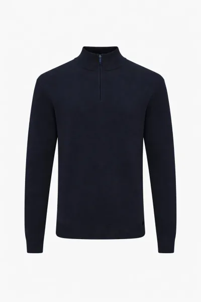 Half zip | Donkerblauw