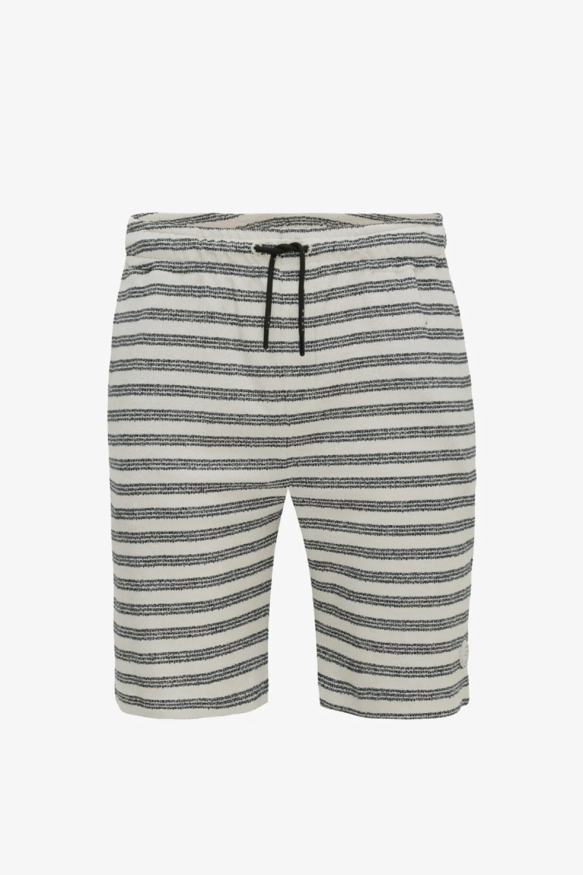 Gestreepte Korte Broek | Donkerblauw